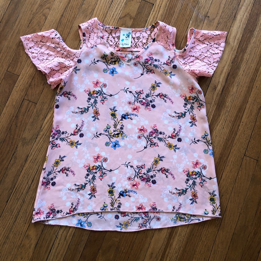 Girls Floral Blouse